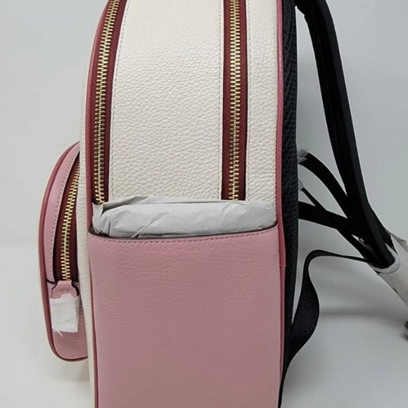 Coach Court Stripe Heart Motif Back Pack NWT Hard to Find! RARE! - Picture 4 of 5